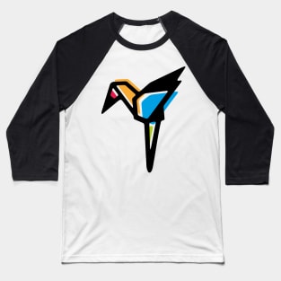 Rainbow Anigami Crane Baseball T-Shirt